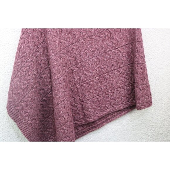 J.Jill Cable Knit Poncho Sweater-Size OS-Very Soft - Picture 8 of 9